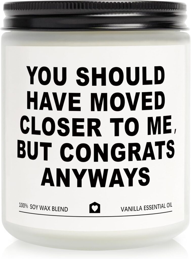 Housewarming Gifts New Home, Best Housewarming Gifts 2025 – Handmade Vanilla Scented Candle – New Home Gift Candle Ideas, House Warming Gift for Friends Couple New Homeowner (7oz)