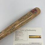Mickey Mantle Ted Williams Willie Mays Hank Aaron HOF Multi Signed Bat JSA COA – Autographed MLB Bats