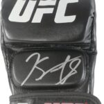 Kamaru Usman Signed UFC Glove Beckett Authenticated Autograph Ultimate Fighting Championship MMA Gloves Boxing and Sports Memorabilia Gifts for Him and Her