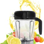 For Vitamix Blender Pitcher, 64oz Low-Profile For Vitamix Replacement Pitcher 750 5200 5000 6300 7500 A3500 vm0102 vm0103 vm0197 E310 Classic/Explorian/Commercial series, For vitamix Blender Container
