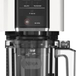 Ninja CREAMi Ice Cream Maker, 7 One-Touch Programs, with (2) Pint Containers & Lids, Compact Size, White (NC301WHBBB)