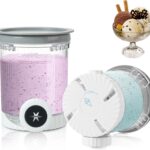 2 Pack Pint Containers Replacement for Ninja Swirl Ice Cream & Soft Serve Makers, 16oz Creami Swirl Pints and Lids Compatible with NC700 NC701 Series, BPA-Free & Dishwasher Safe