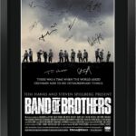 HWC Trading Band of Brothers Gifts Printed Signed Autograph Picture for TV Memorabilia Fans – 16″ x 12″ Framed