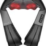Nekteck Shiatsu Neck Massager for Pain Relief Deep Tissue with Heat, 3D Kneading Massage Pillow Back Shoulder Massagerfor Body Muscle, Plug-in Use for Home Office Car, Gifts for Mom Dad Him Her
