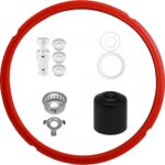 Replacement Parts for Instant Pot Ultra 60 Duo Nova 60 Duo Gourmet 6 Qt and Duo Crisp Air Fryer 11in1 6Qt, Include Steam Release Valve Sealing Ring Float Valve Seal and Anti-Block Shield