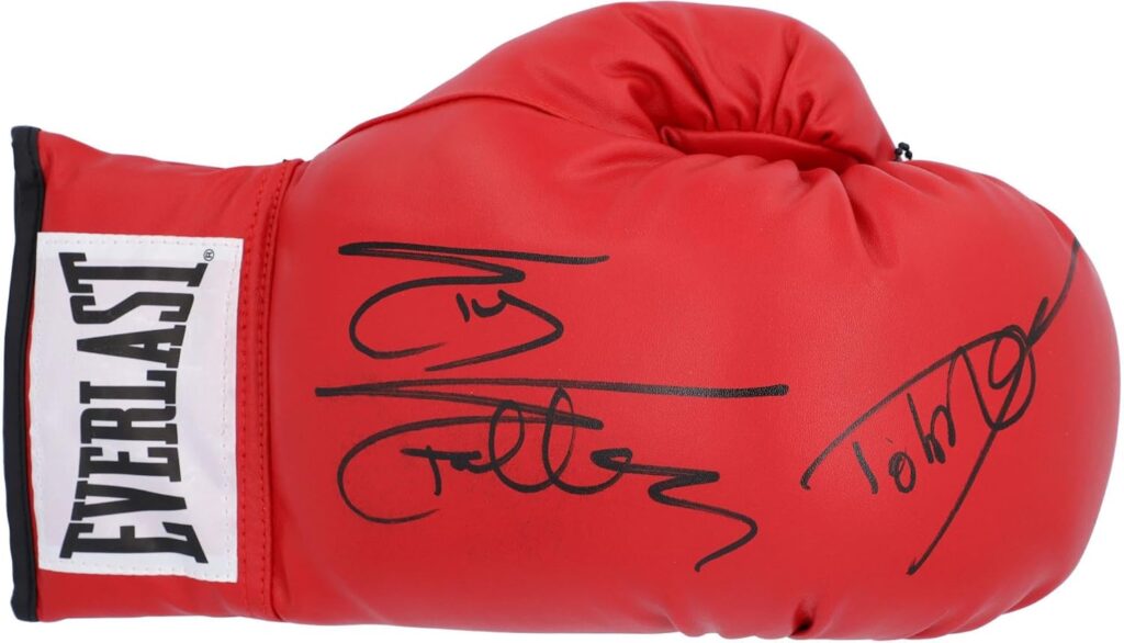 Sylvester Stallone & Dolph Lundgren Rocky IV Autographed Boxing Glove – Autographed Boxing Gloves