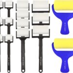 Roller Painting Sponge 15 Piece Set 1”x6 1.5”x4 2.5”x3 3”x2, Foam Roller for Painting Art & Craft, Soft & Disposable & Washable