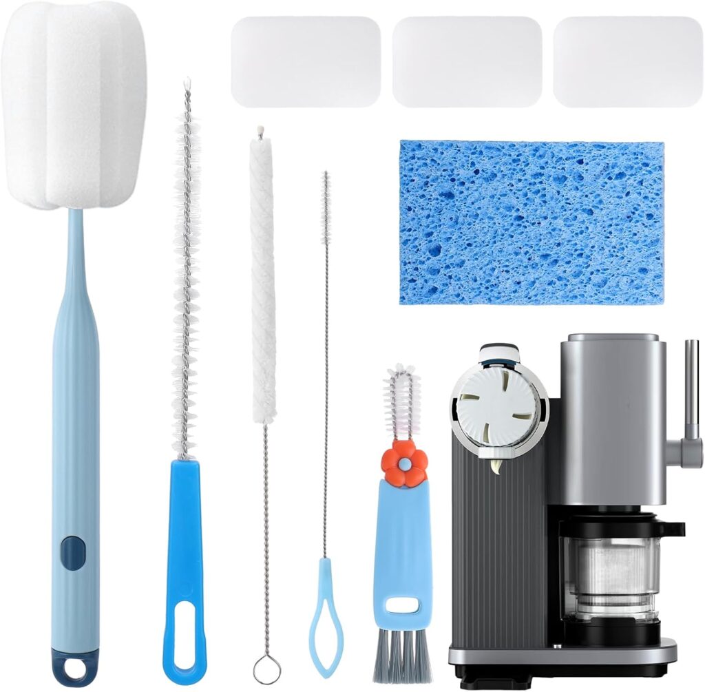 Palksky Ice Cream Maker Cleaning Kit for Ninja Swirl Creami, Ice Cream Machine Brush Set, 9 PCS