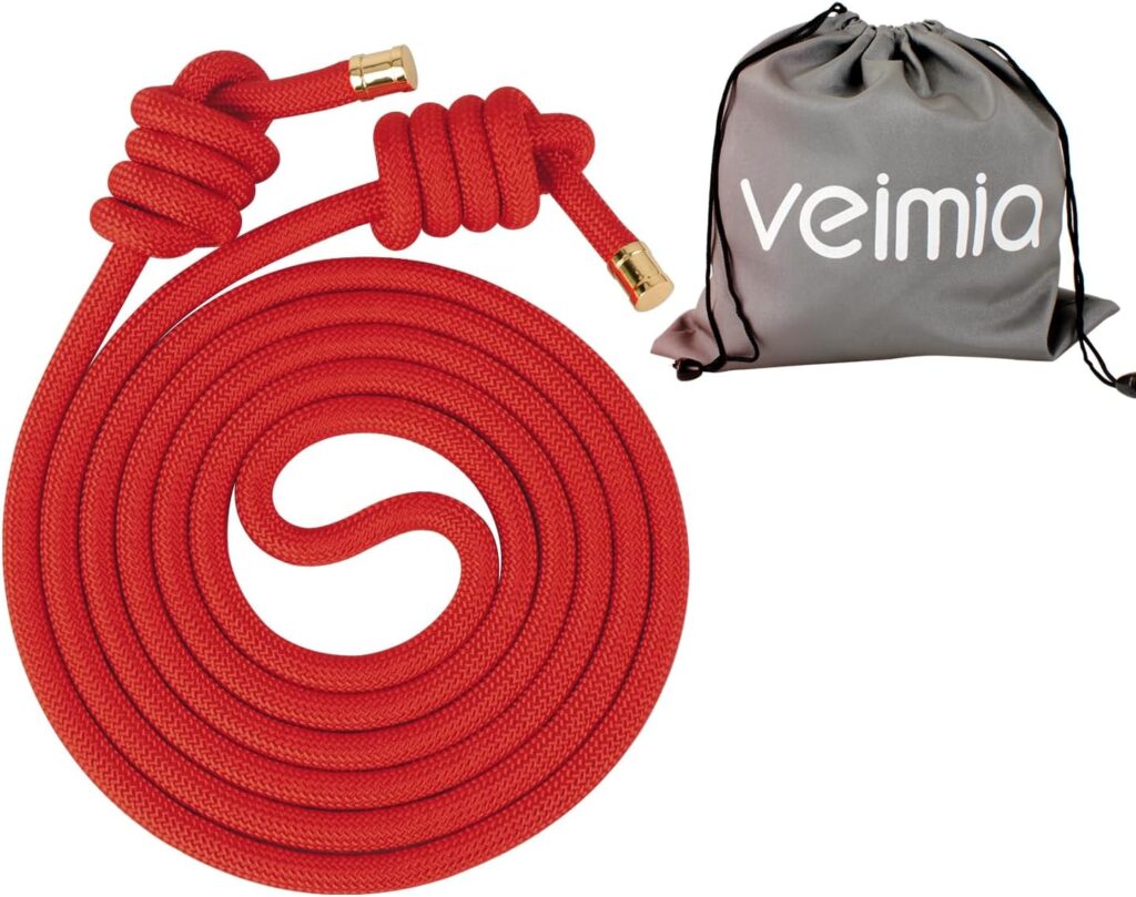 veimia Flow Rope for Fitness High Performance Double Woven Workout Rope Adjustable Flow Jump Rope for Men Women Training Indoor Outdoor Cardio Exercise Rope for beginner