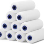 Bates- Foam Paint Roller Covers, 10 Pack, 4 Inch, Paint Roller 4 Inch, High Density Foam Roller Paint Covers, 4 Inch Paint Roller, Paint Rollers 4 Inch, Foam Paint Roller 4 Inch Foam Roller