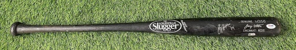 Joey Votto Cincinnati s Game Used Bat Signed “PSA GU 10” 2015 Matched 4 Hits – MLB Autographed Game Used Bats