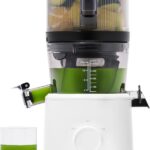 Nama J2 Cold Press Juicer – Self Feeding for Hands-Free Operation with Wide Mouth Hopper for Whole Recipe Loading, Zero Waste Masticating Juicer For More Juice, Less Pulp – Easy Cleanup & Assembly