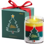 Christmas Candles – Christmas Gifts for Women, Aromatherapy Candle for Home Scented, Natural Soy Wax Fir Scented Candles