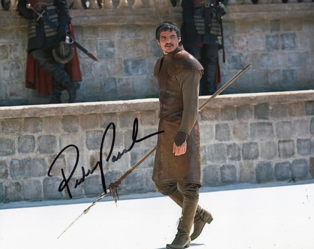 RP Pedro Pascal Signed Photo 8×10 Reprint COA Certificate of Authentication Autographed Movie Poster