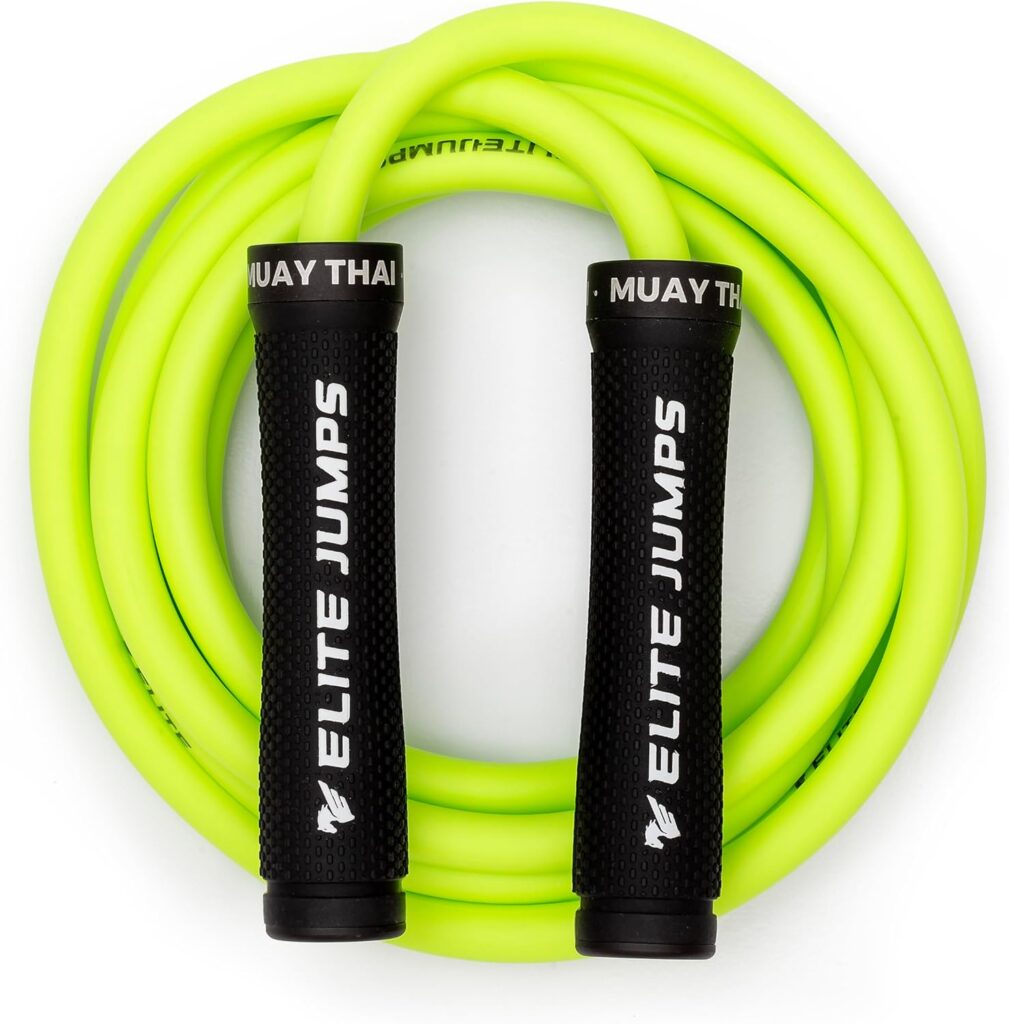 Muay Thai 3.0 Weighted Jump Rope for Men & Women – Professionally Designed for High-Intensity Training | MMA & Fitness – Full Body Workout Weighted Rope