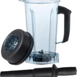 Blender Pitcher For Vitamix fits 64 oz 5200 6300 VM0197 VM0101 VM0103 E310 Classic/Explorian/Commercial Series + Tamper Included