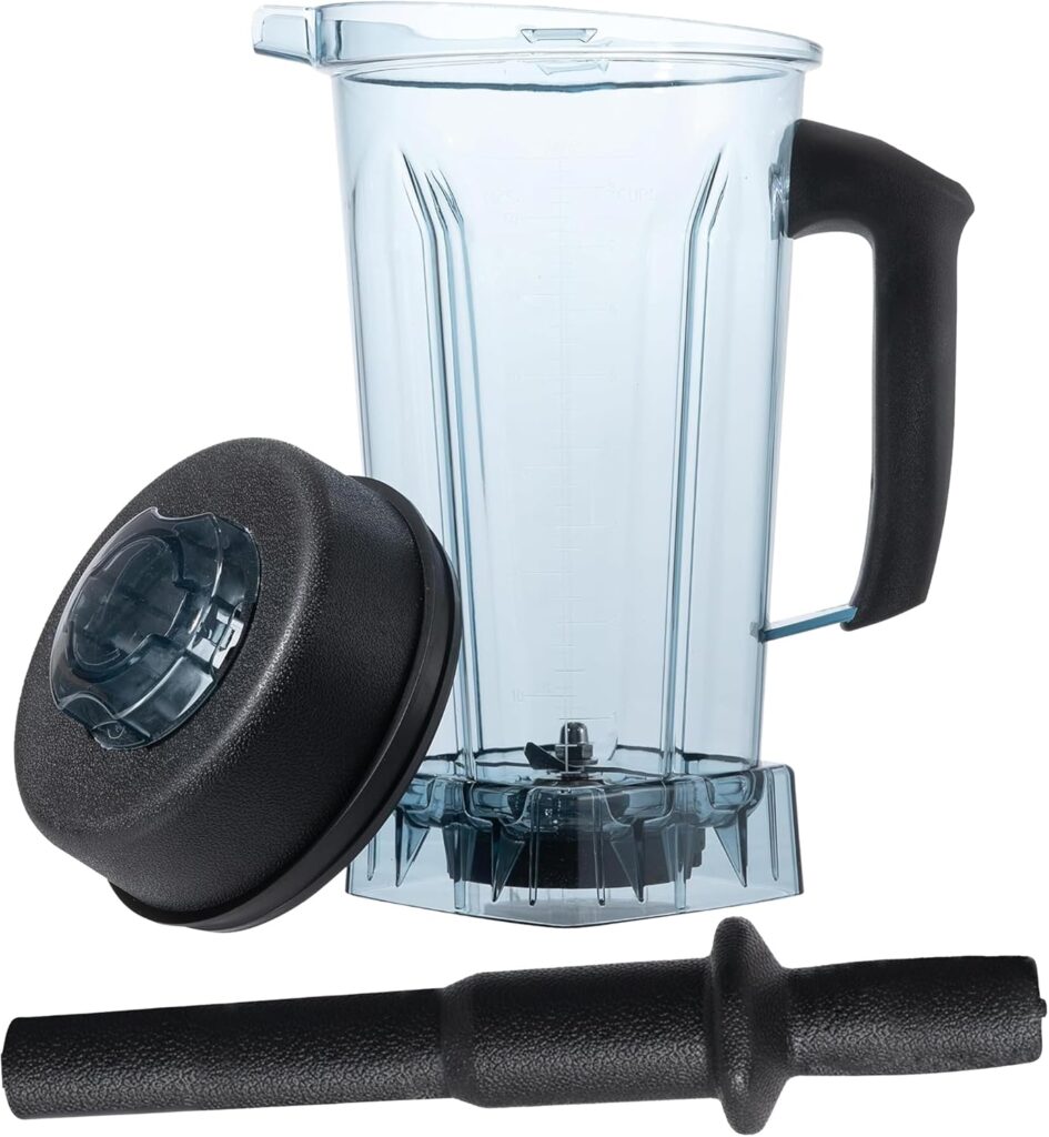 Blender Pitcher For Vitamix fits 64 oz 5200 6300 VM0197 VM0101 VM0103 E310 Classic/Explorian/Commercial Series + Tamper Included