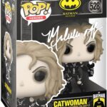 Michelle Pfeiffer Catwoman Unmasked #528 Facsimile Signed Reprint Laser Autographed Funko POP! Movies Batman Returns Figurine with Protector Case