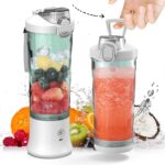 DENOKIN Portable Blender 20oz Vessel, Cordless Personal Size Blender for Shakes and Smoothies with 6 Blade, Small Blender for Kitchen, Home, Travel