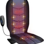 CILI Chair Massager Seat Cushion with Heat, Vibration Massage Chair Pad, Back Massager for Office Chair, 3 Heating Areas & 5 Massage Modes, Gifts for Women Men