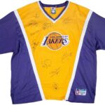Kobe Bryant Rookie 1996-97 Los Angeles Lakers Team Signed Jersey PSA DNA COA – Autographed NBA Jerseys