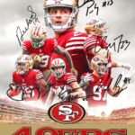 Ikonic Fotohaus Brock Purdy Christian McCaffrey George Kittle Deebo Samuel Nick Bosa Signed Photo Autograph Print Wall Art Home Decor