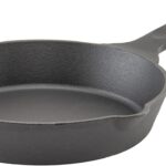 Winco Commercial-Grade Cast Iron Skillet with Handle, 8″