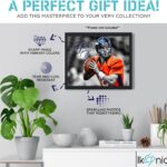 Ikonic Fotohaus Peyton Manning Signed Photo Autograph Print Wall Art Home Decor