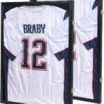KCRasan Jersey Frame Display Case 2 Pack – Jersey Display Case – Large Lockable Frames Shadow Box with UV Protection for Baseball Basketball Football Soccer Hockey Sport Shirt Military Uniform, 2 Pack