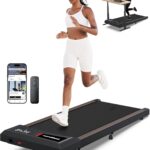 WELLFIT Walking Pad with 10% Incline,265 lbs Max Capacity,Quiet Standing Under Desk Walking Jogging Treadmills for Home,Works for APP/Voice Control/Remote Control