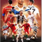 Soccer Superstar Cristiano Ronaldo Signed Poster For Kids Fans Room Bedroom Wall Decor-Sports Star Posters Canvas Art Print Picture For Teen Boy Birthday Gifts