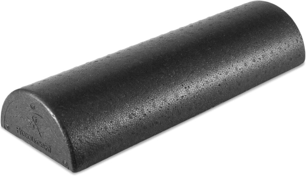 ProsourceFit High Density Foam Rollers 36 – inches long. Firm Full Body Athletic Massager for Back Stretching, Yoga, Pilates, Post Workout Trigger Point Release, Black