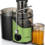 Juicer Machines, Juilist 3″ Wide Mouth Juicer Extractor Max Power 800W, for Vegetable and Fruit with 3-Speed Setting, 400W Motor, Easy to Clean, Bright Geen