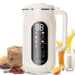 10-in-1 Nut Milk Maker Machine, 41oz Plant-Based Milk Blender with IMD Screen – Self-Cleaning, 12H Delay Start, Keep Warm, Automatic for Soy/Oat/Almond Milk, Juice, Smoothie, Soup, Boil Water & Cream
