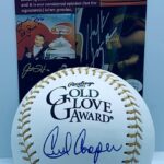 Cecil Cooper Milwaukee Brewers signed Glove Baseball Ball autographed JSA – Autographed Baseballs
