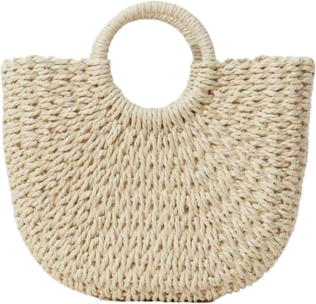 Customised Straw Bridesmaid Handbag Bachelorette Party Gift Bag – Designer Handmade Boho Purses Beach Tote Bag Fall Purses