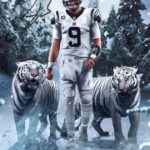 Ikonic Fotohaus Joe Burrow Signed Photo Autograph Print Wall Art Home Decor