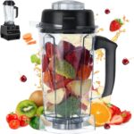 For Vitamix Blender Pitcher 64oz，Replace vitamix Blender Container Cup 5200 5000 6500 7500 Pro500 750 Vita-Prep Vm0101 Vitamix 5200 Replacement Pitcher，5 Yr Warranty