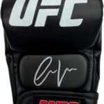 Autographed/Signed Conor McGregor UFC MMA Black Fighting Glove Beckett BAS COA Auto