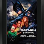 HWC Trading Batman Forever Val Kilmer 16 x 12 inch Gifts Printed Poster Signed Autograph Picture for Movie Memorabilia Fans – 16″ x 12″ Framed