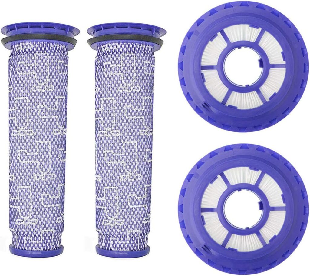 Lemige 2 Pack Post Filters & 2 Pack Pre Filters Replacement for Dyson DC41 DC65 DC66 UP13 UP20 UP30 Animal, Multi Floor and Ball Vacuum Ball Animal 2 Ball Animal 3, Compare to Part 920769-01&920640-01