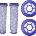 Lemige 2 Pack Post Filters & 2 Pack Pre Filters Replacement for Dyson DC41 DC65 DC66 UP13 UP20 UP30 Animal, Multi Floor and Ball Vacuum Ball Animal 2 Ball Animal 3, Compare to Part 920769-01&920640-01