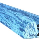 CanDo Blue Marble High Density EVA Foam Roller For Muscle Restoration, Massage Therapy, Sport Recovery, And Physical Therapy. 6″ x 36″, Half-Round (30-2210)