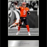 Joe Burrow Pre Printed Signature Signed Mounted Photo Display #11 Printed Autograph Picture