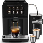 Zulay Magia Super Automatic Espresso Maker Machine with Grinder – 19 Fully Customizable Coffee Options, Auto Cleaning, Milk Foam System – for Latte, Cappuccino, Macchiato – Ultra LUX – Black
