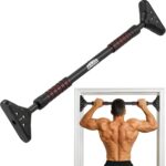 Door Pull Up Bar – Door Frame Pull Up Bar Doorway – Strength Training Pull-Up Bars – Adjustable Portable Exercise Bars for Home Workouts – Doorway Pullup Dead Hang