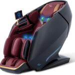 Alfine A860 Full Body 4D Massage Chair – Intelligent Health Detection, Dual-Core System, Zero Gravity Recline, Premium Leather, Customizable Programs, Smartphone Control (Black)