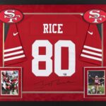49ers Jerry Rice Signed Nike Game Framed Jersey Fanatics – Autographed NFL Jerseys