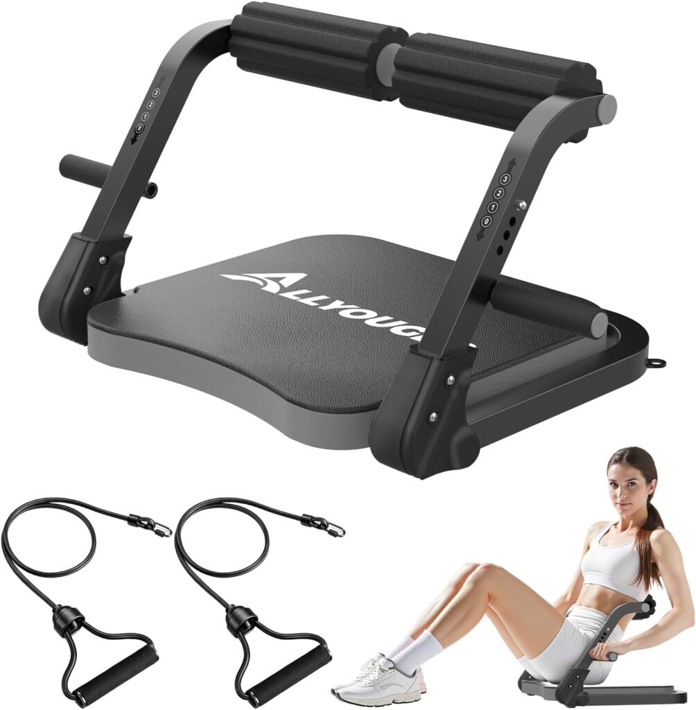 Ab Machine,Sit Up Exercise Equipment& Core Machine