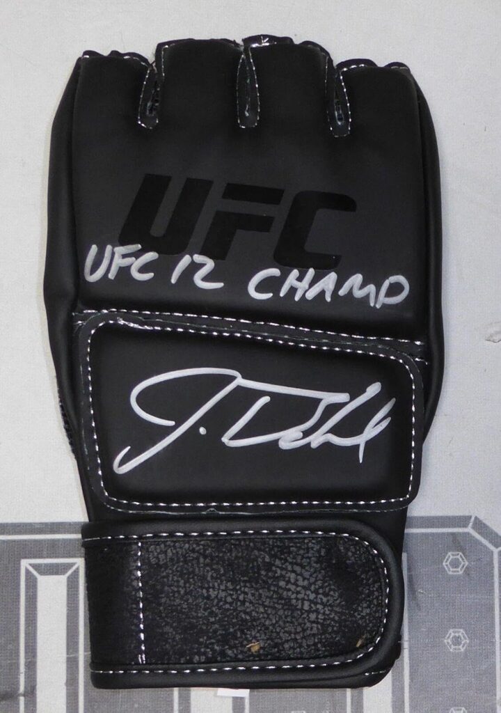 Jerry Bohlander Signed Glove BAS COA Legend Autograph UFC 12 Champ 8 11 16 18 – Autographed UFC Gloves